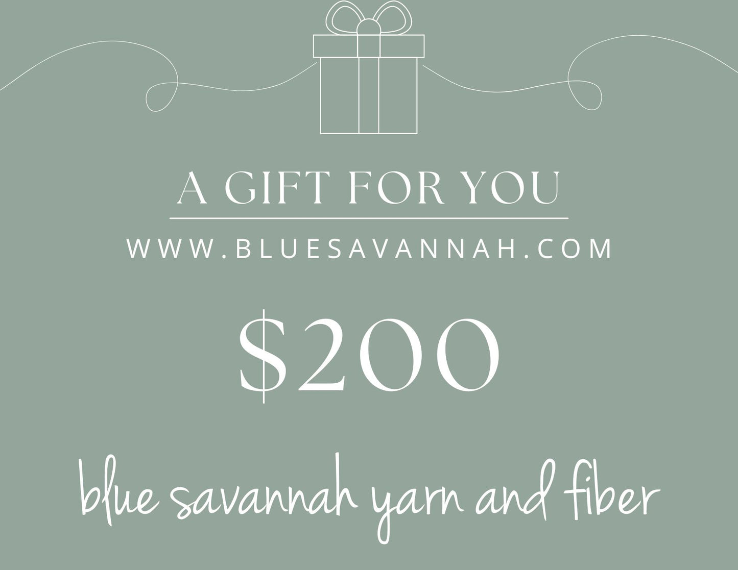 Blue Savannah Gift Card