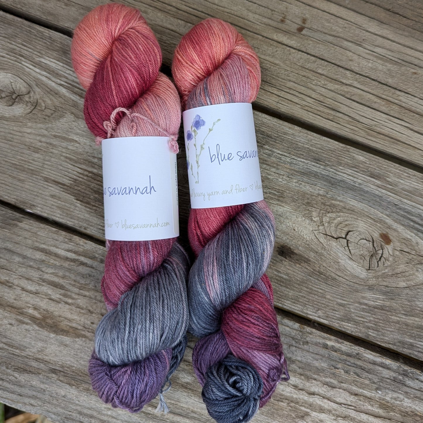 Hydrangeas - Merino Silk DK Weight Yarn