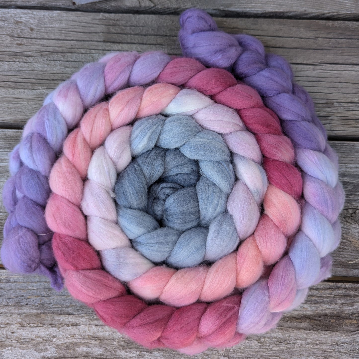 Hydrangeas - 14.5 Micron Merino Eri Silk Combed Top