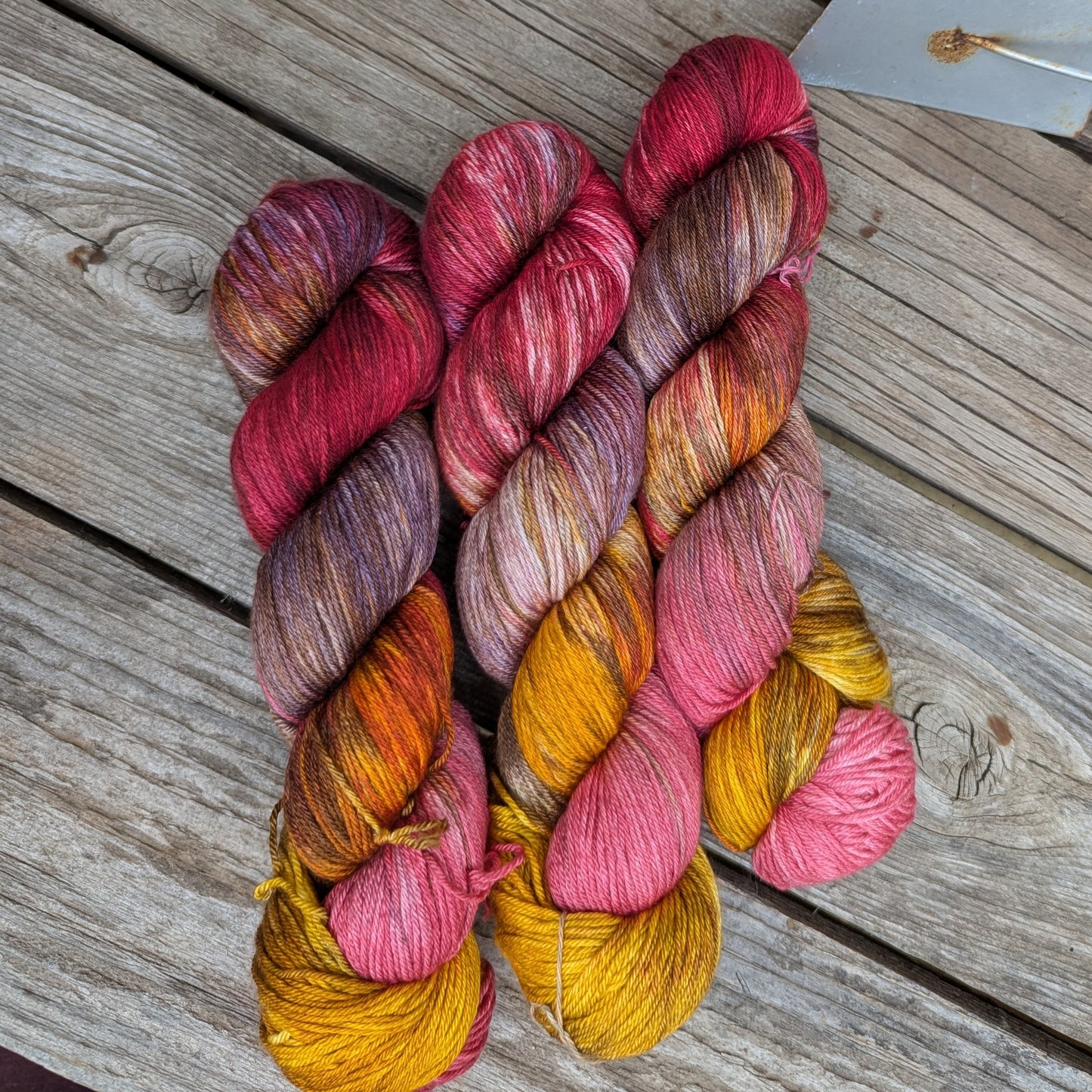 Fall, Leaves - Merino Silk DK Weight Yarn