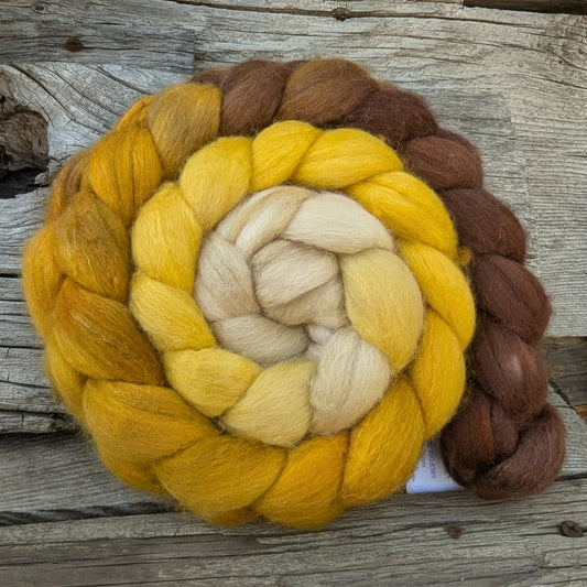 Byzantine Coins - Polwarth Mulberry Combed Top