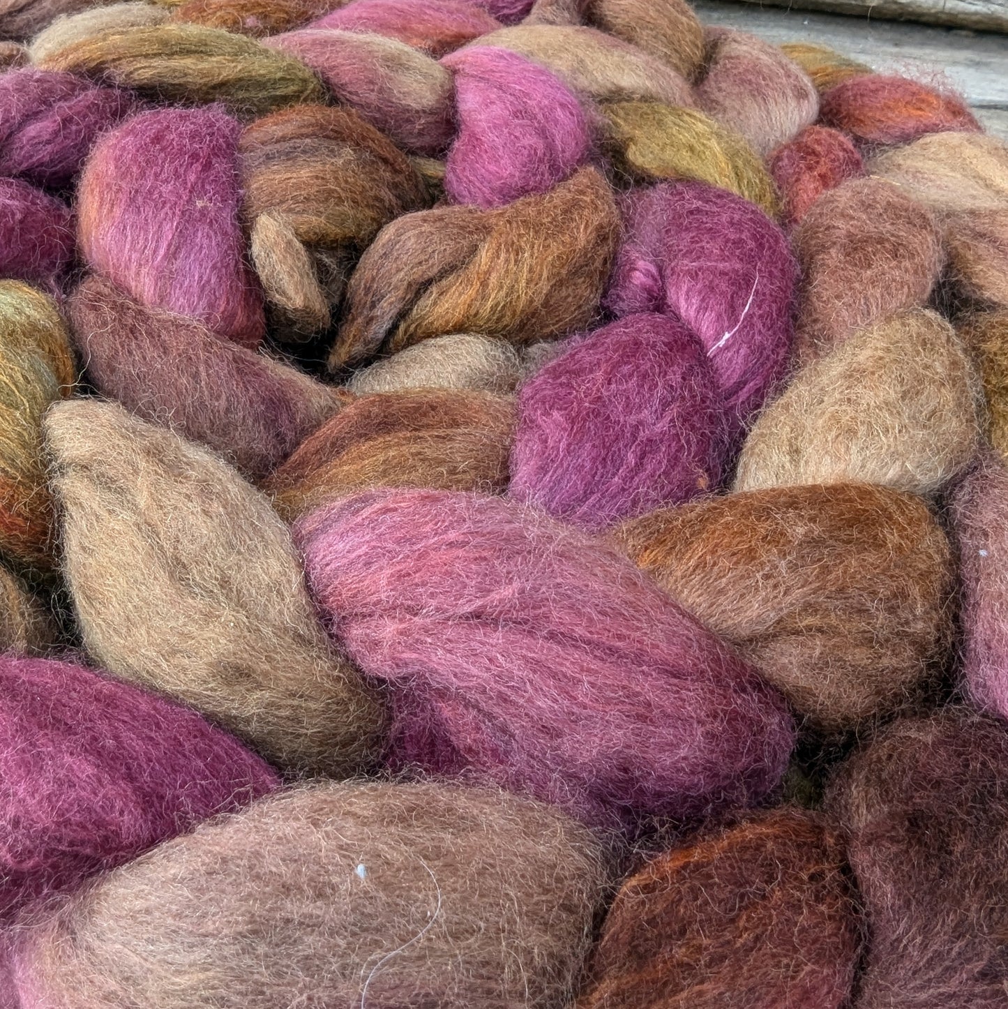 Oktoberfest - 70/30 Haunui Mulberry Combed Top