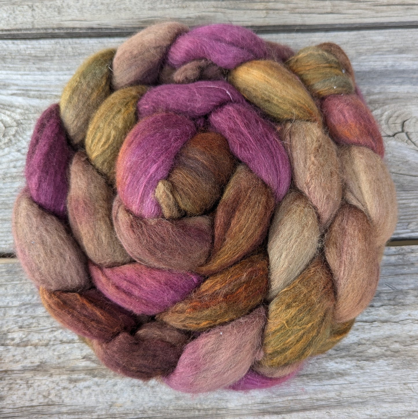 Oktoberfest - 70/30 Haunui Mulberry Combed Top