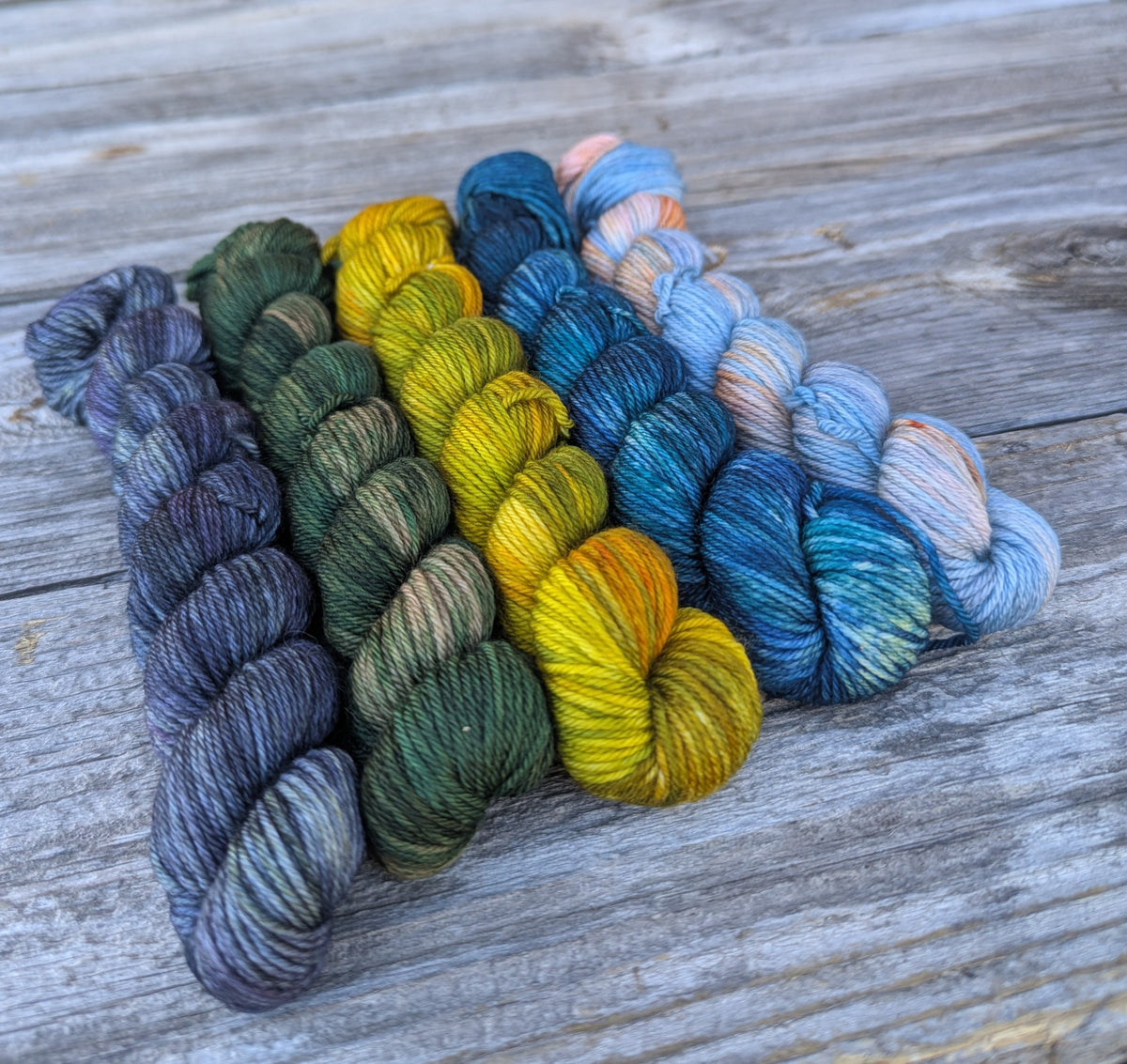 This Land is Your Land - Merino Cashmere Nylon Fingering Weight Gradient Set