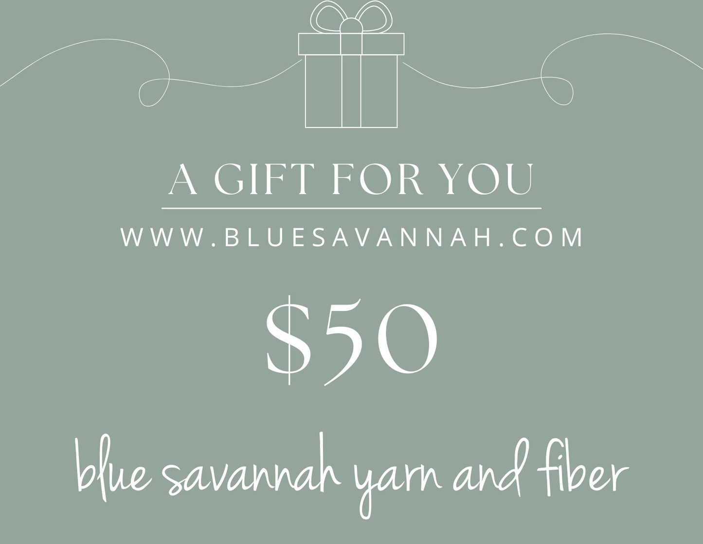 Blue Savannah Gift Card