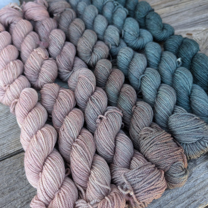 Fading Flowers - Merino Cashmere Nylon Fingering Weight Gradient