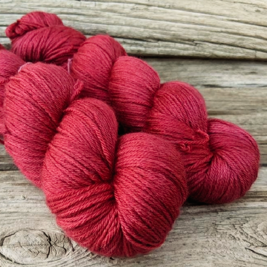 Chokecherry Cordial - Merino Silk Fingering Weight Yarn