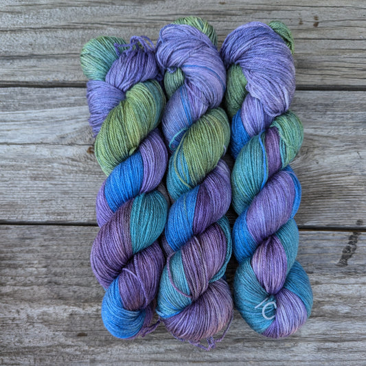 Waterlillies - Merino Silk Fingering Weight Yarn