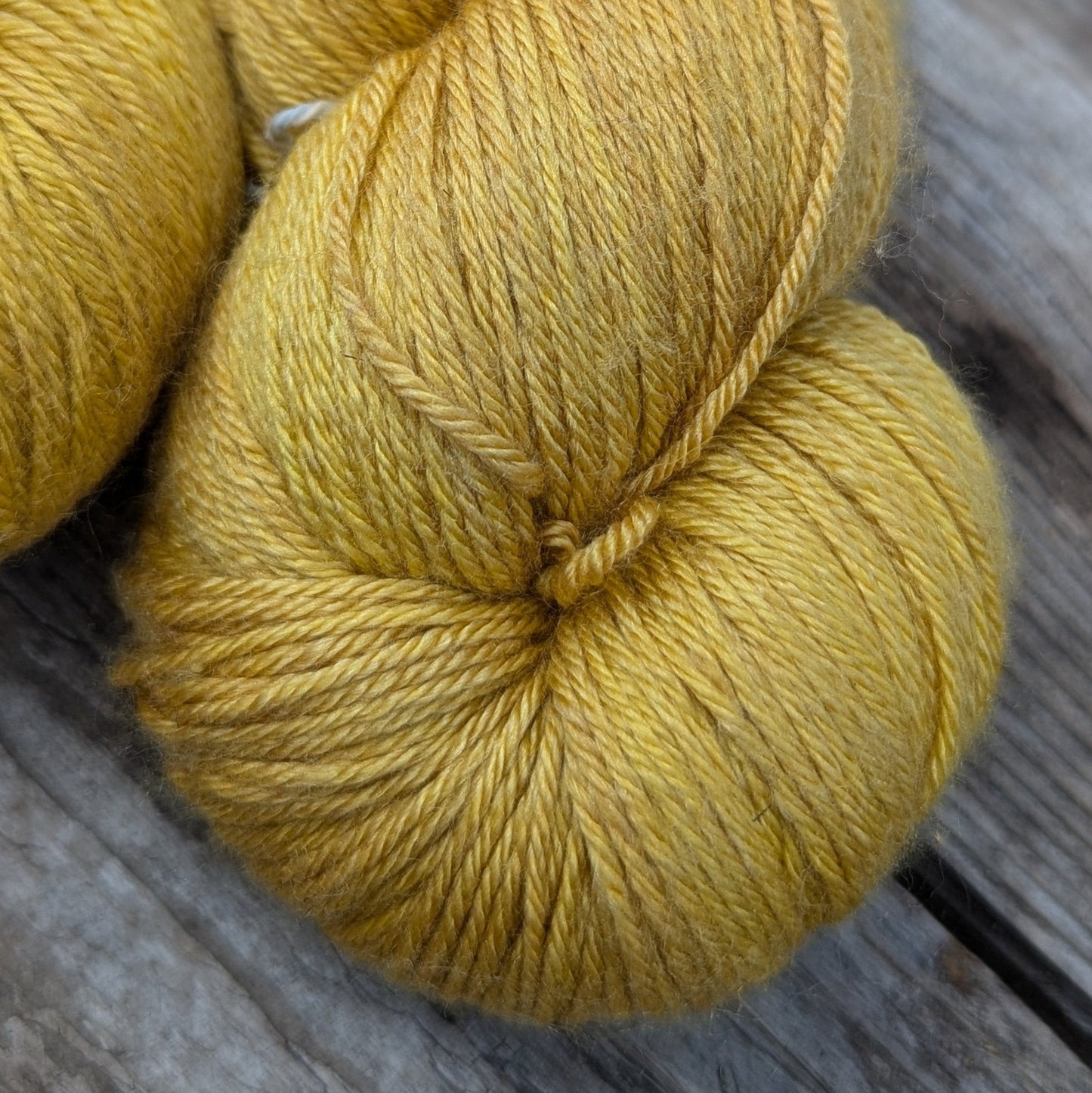 Black Eyed Susan - Merino Silk Fingering Weight Yarn - BlueSavannah