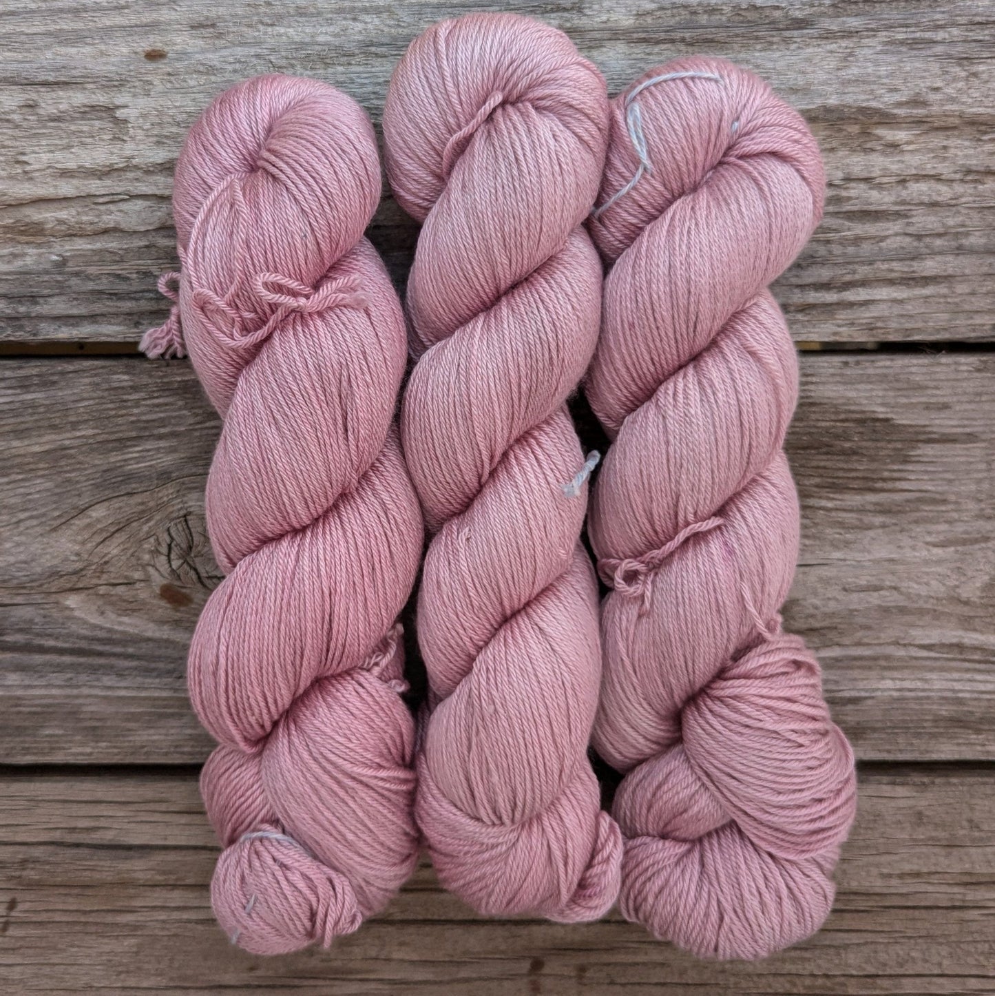 Cameron Rose - Merino Silk Fingering Weight Yarn - BlueSavannah