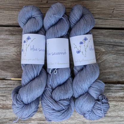 Chicory - Merino Silk Fingering Weight Yarn - BlueSavannah