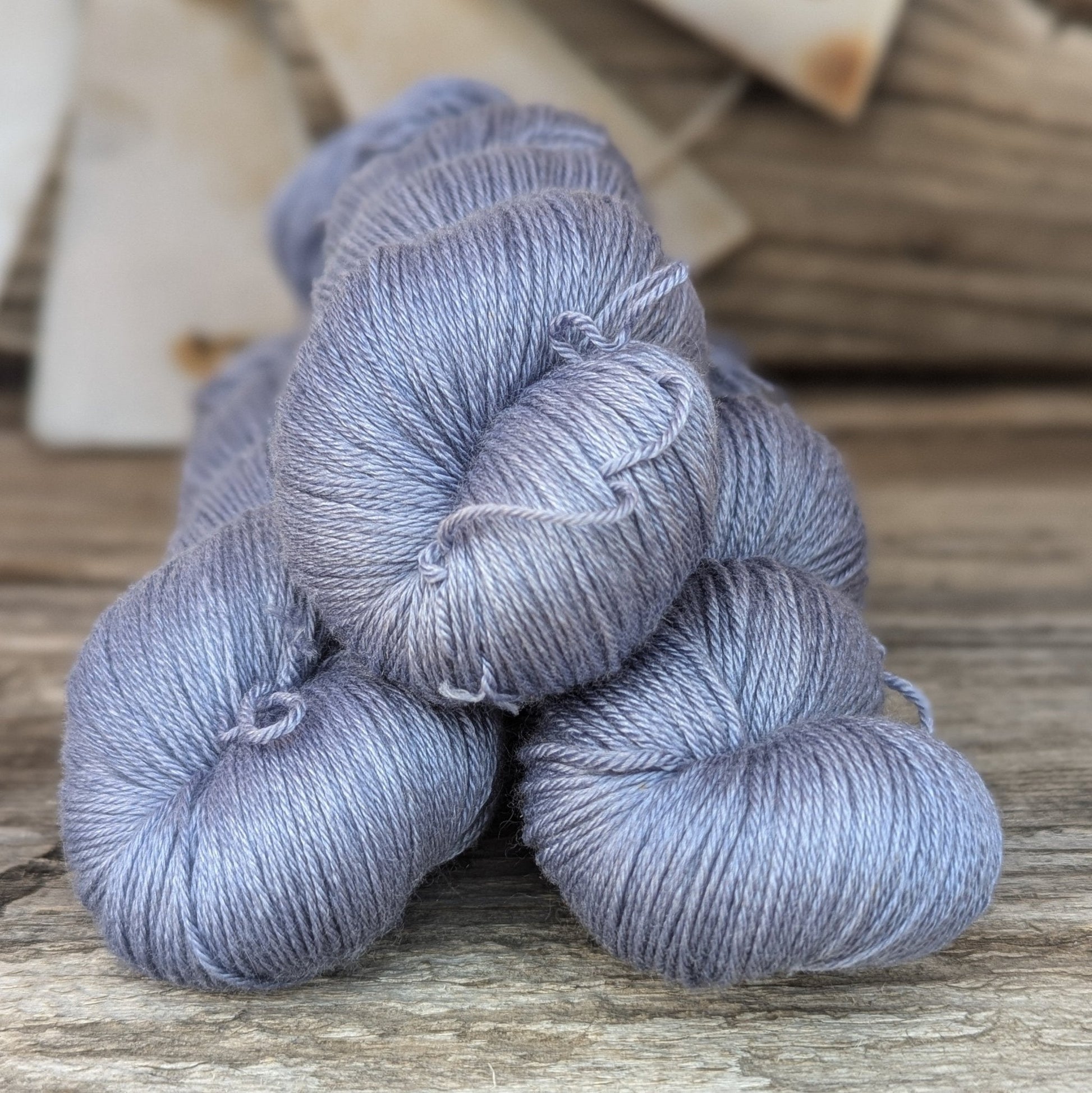 Chicory - Merino Silk Fingering Weight Yarn - BlueSavannah