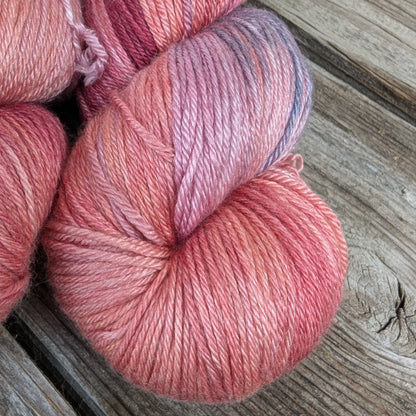 Current Mood: Hydrangeas - Merino Silk Fingering Weight Yarn - BlueSavannah