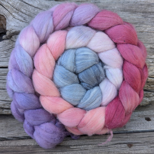 Hydrangeas - 14.5 Micron Merino Eri Silk Combed Top