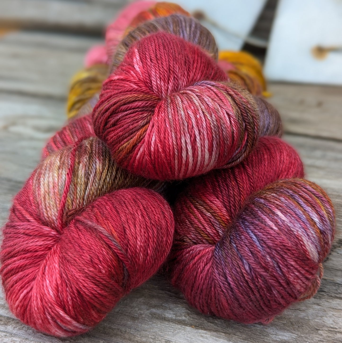 Fall, Leaves - Merino Silk DK Weight Yarn