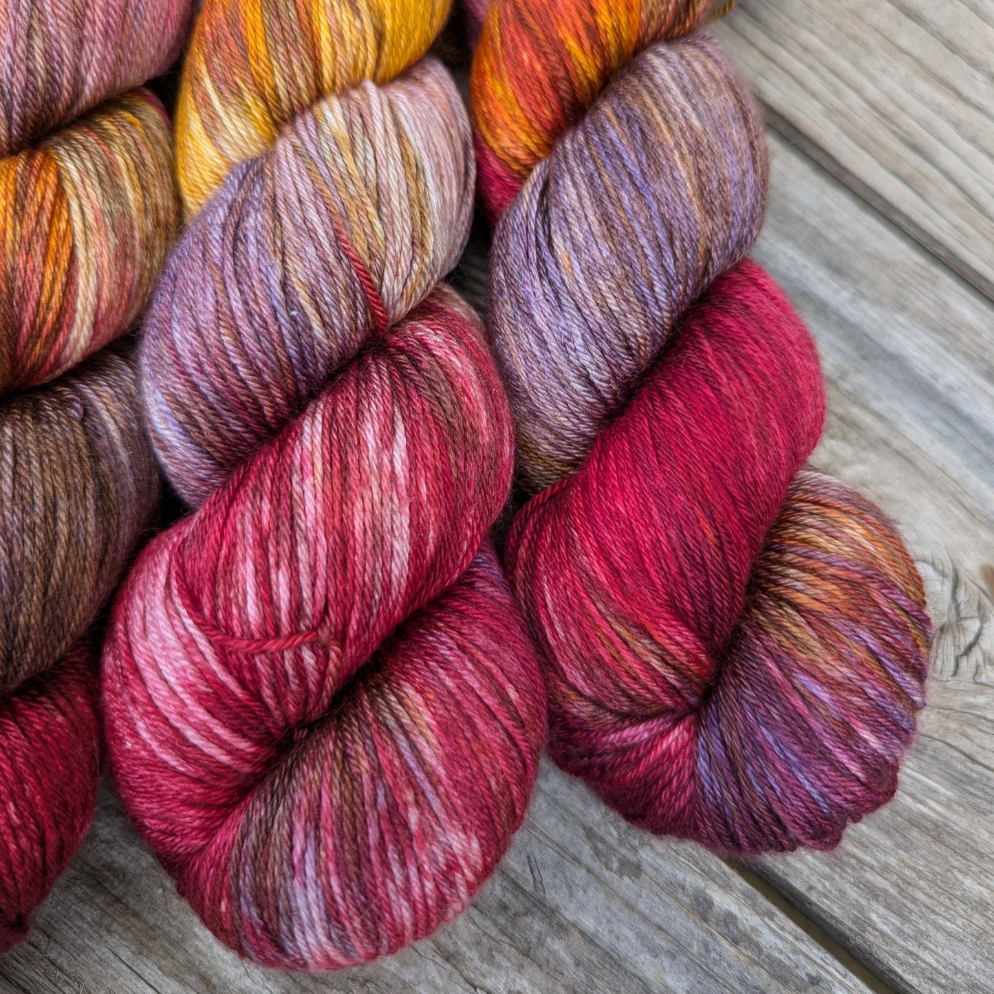 Fall, Leaves - Merino Silk DK Weight Yarn