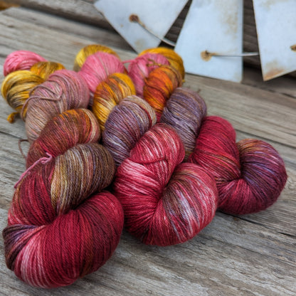 Fall, Leaves - Merino Silk DK Weight Yarn