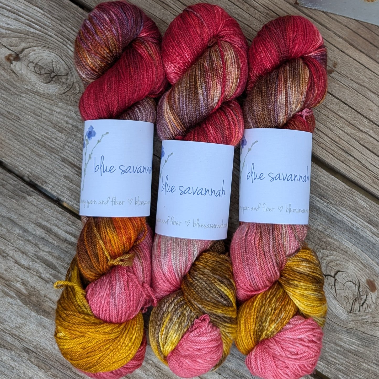 Fall, Leaves - Merino Silk DK Weight Yarn