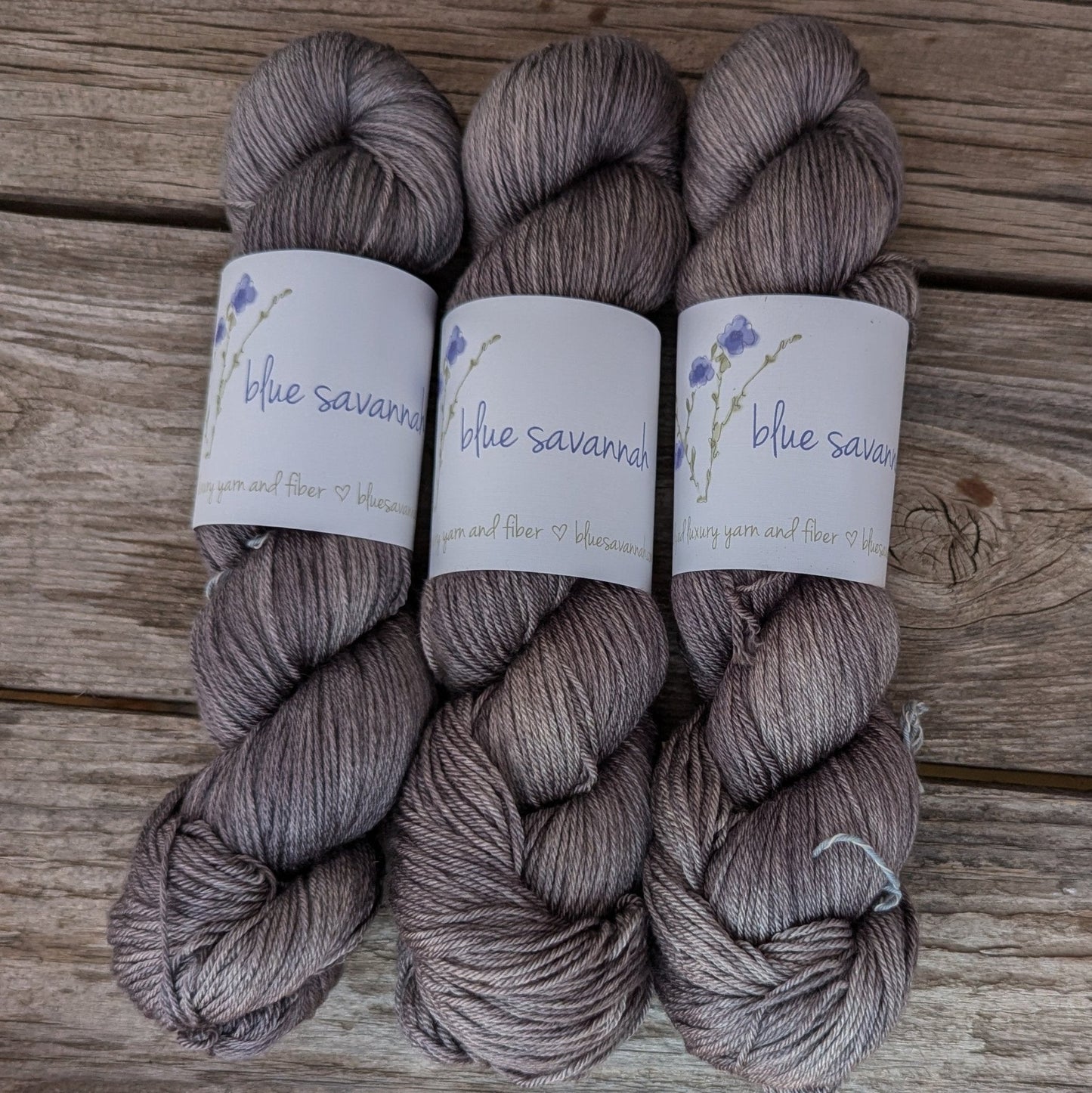 Flagstone - Merino Silk Fingering Weight Yarn - BlueSavannah