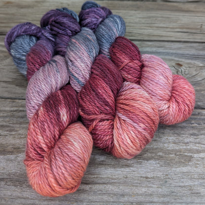 Current Mood: Hydrangeas - Merino Silk Bulky Weight Yarn