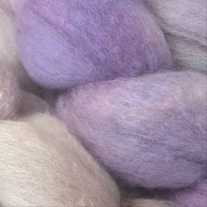 Pansy - 70/30 Haunui Mulberry Combed Top