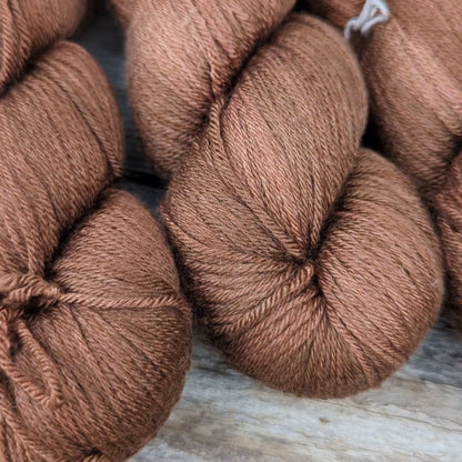 Russet - Merino Silk Fingering Weight Yarn