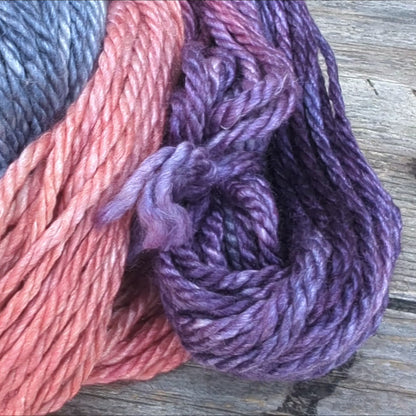 Current Mood: Hydrangeas - Merino Silk Bulky Weight Yarn