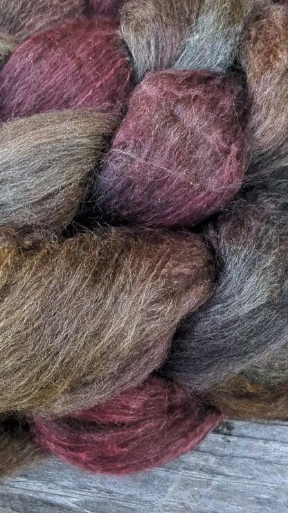 Oil Slick - 70/30 Haunui Mulberry Combed Top