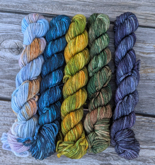 This Land is Your Land - Merino Cashmere Nylon DK Weight Gradient Set