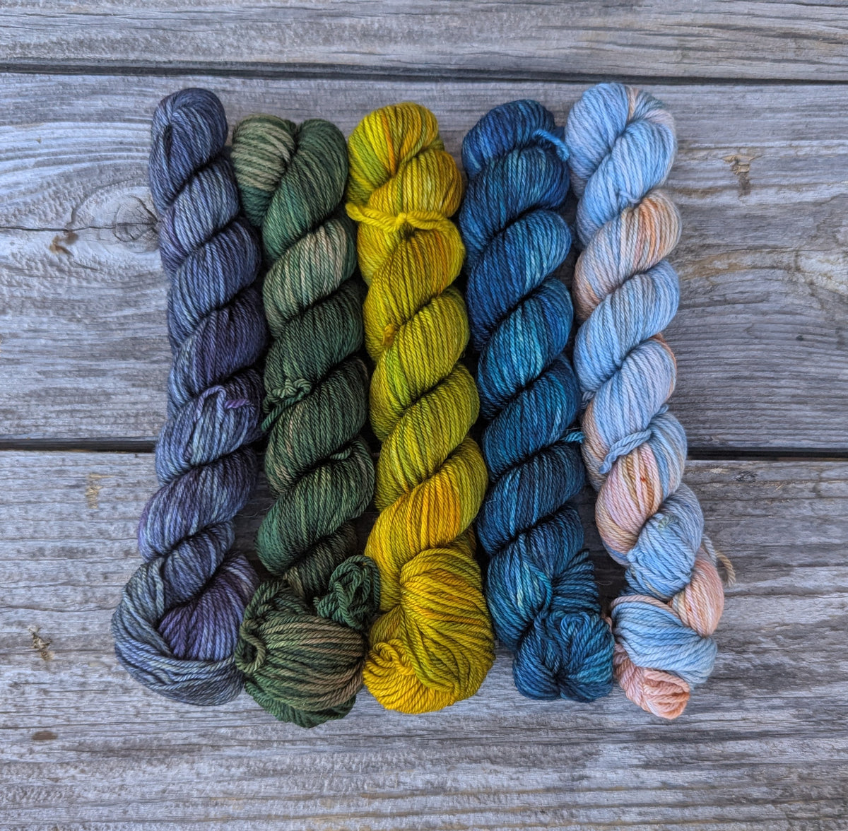This Land is Your Land - Merino Cashmere Nylon Fingering Weight Gradient Set