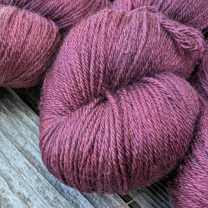 Limited Edition (Wine) - Merino Silk Fingering Weight Yarn