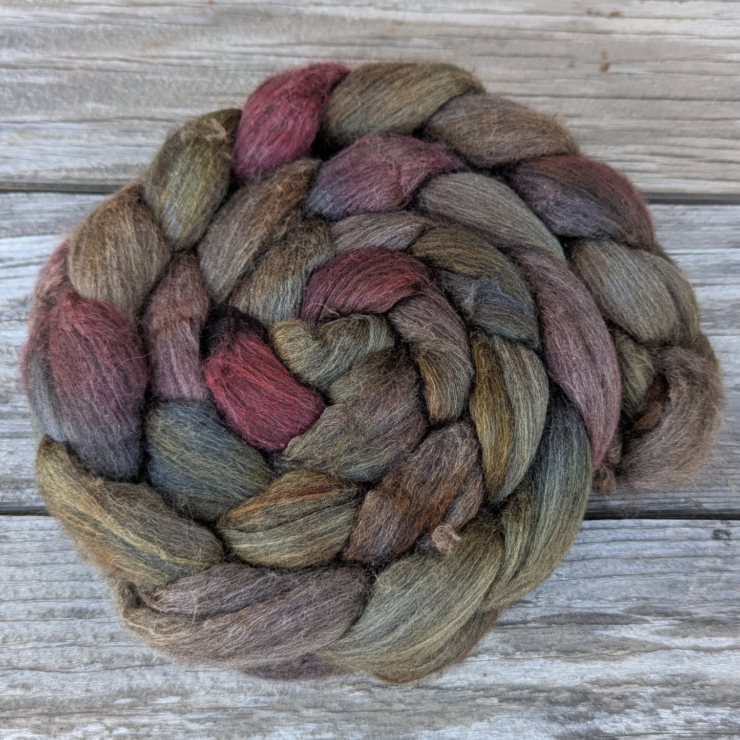 Oil Slick - 70/30 Haunui Mulberry Combed Top