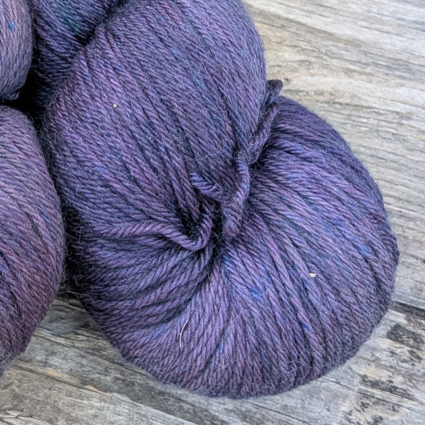 Eggplant Exoplanet - Merino Cashmere Nylon Fingering Weight