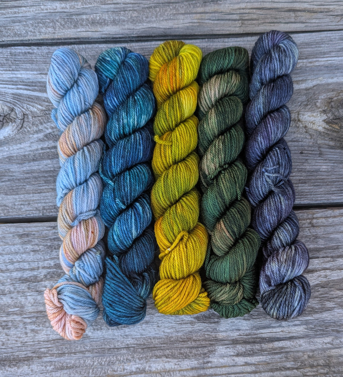 This Land is Your Land - Merino Cashmere Nylon Fingering Weight Gradient Set