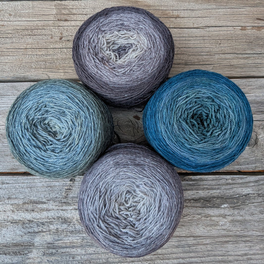 Luster Dust Birthday Cake - 700 Yard MCN Gradient