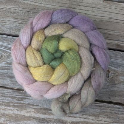 Pansy - 70/30 Haunui Mulberry Combed Top