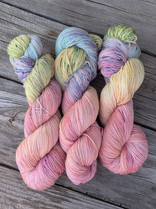 LYS Day Colorway - Yak Silk Merino Fingering Weight