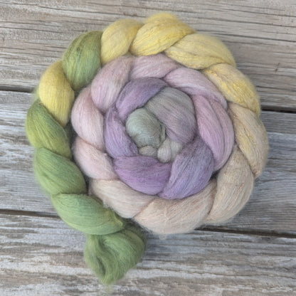 Pansy - 70/30 Haunui Mulberry Combed Top