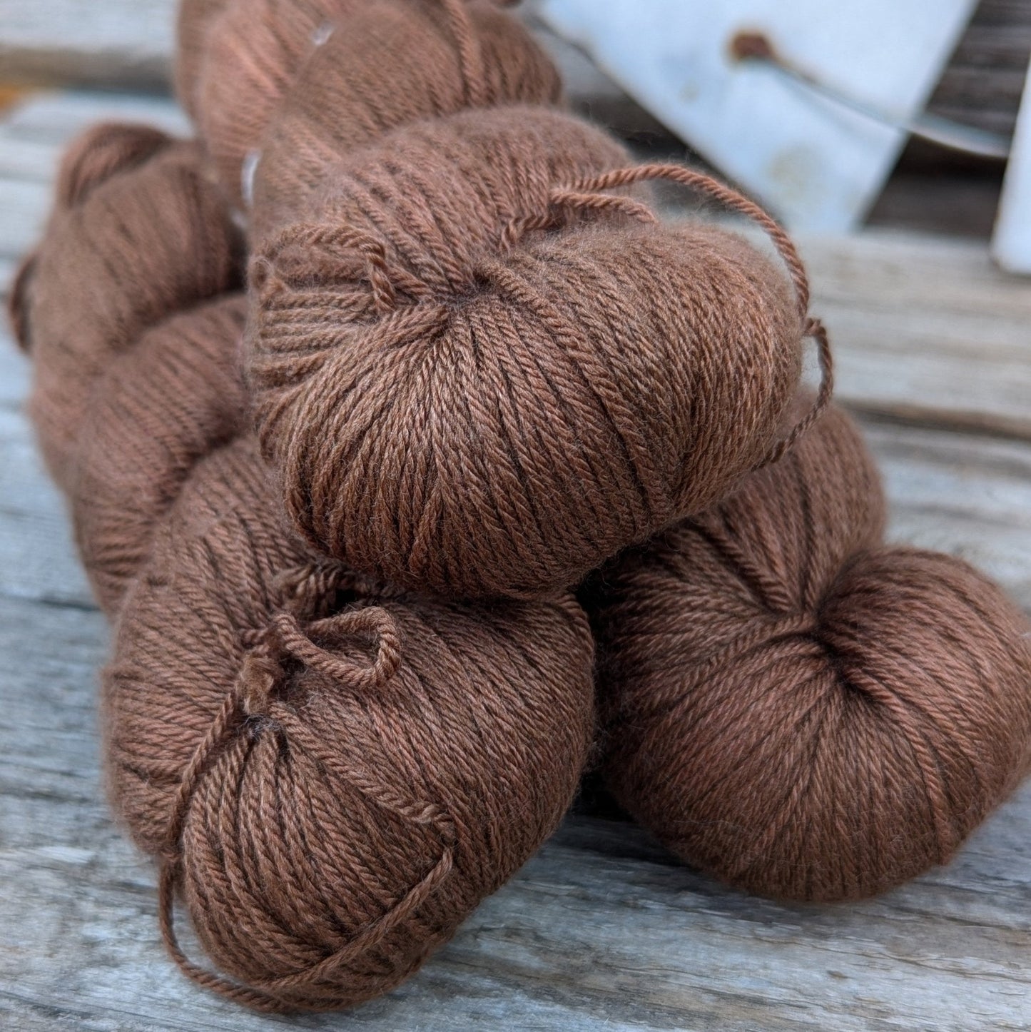 Russet - Merino Silk Fingering Weight Yarn - BlueSavannah