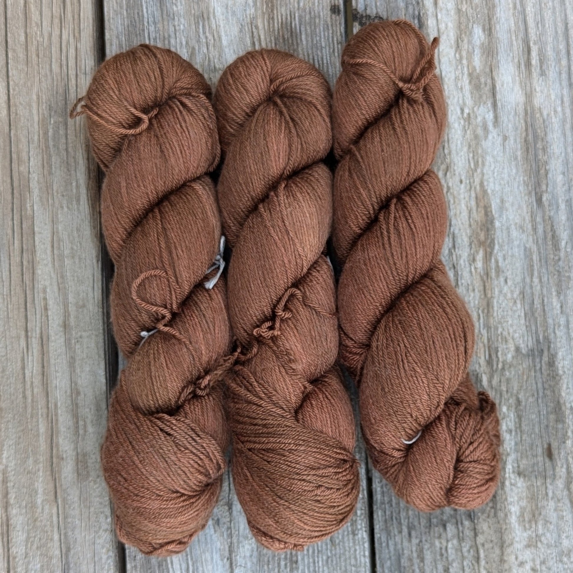 Russet - Merino Silk Fingering Weight Yarn - BlueSavannah